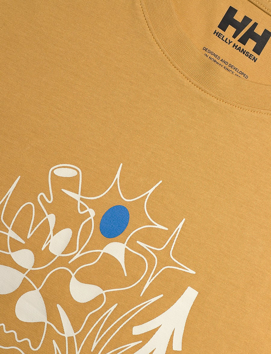 Helly Hansen - W MASSIF GRAPHIC T-SHIRT - t-shirts - sand - 2