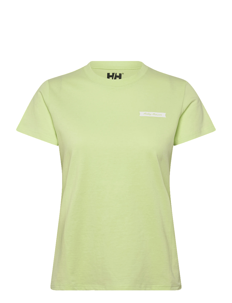 Helly Hansen - W MASSIF GRAPHIC T-SHIRT - t-shirts - washed lime - 0