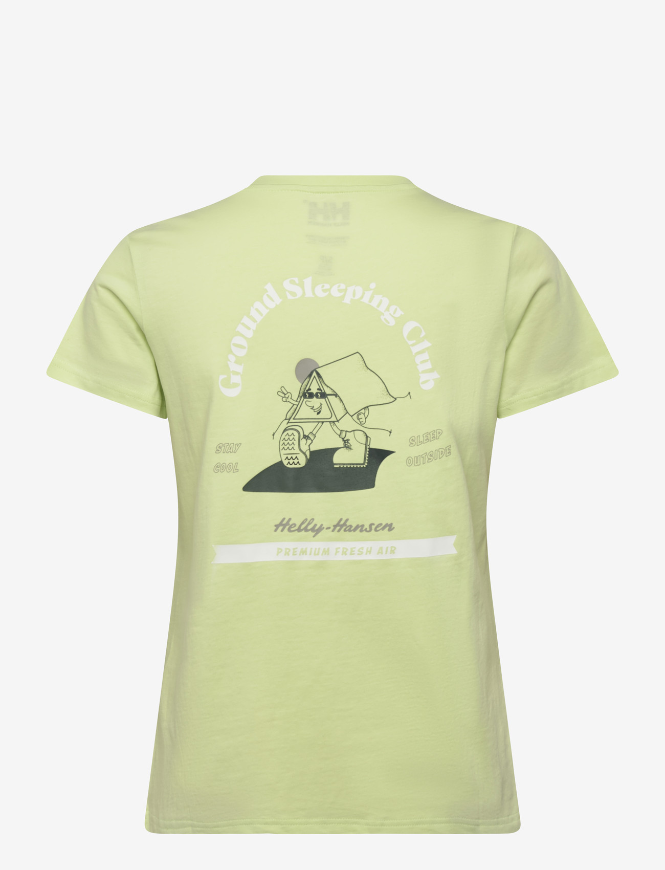 Helly Hansen - W MASSIF GRAPHIC T-SHIRT - t-shirts - washed lime - 1