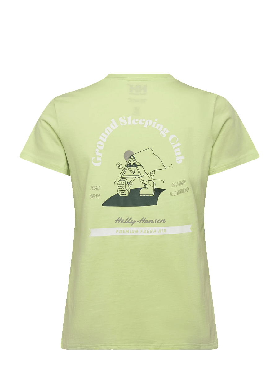 Helly Hansen - W MASSIF GRAPHIC T-SHIRT - t-shirts - washed lime - 1
