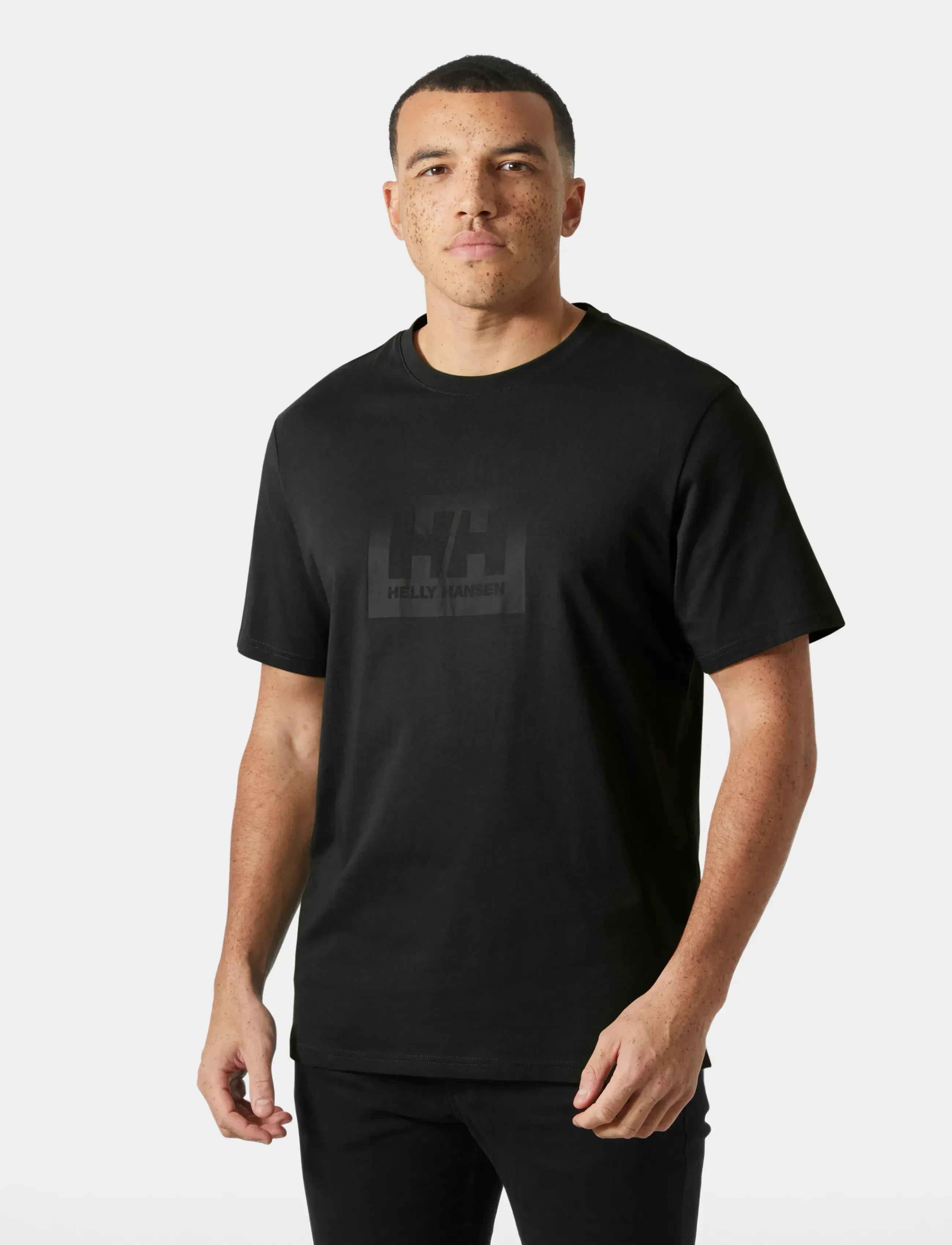 Helly Hansen Hh Box T 2.0, Herren, Box Logo T-Shirt, Schwarz, Gr.M