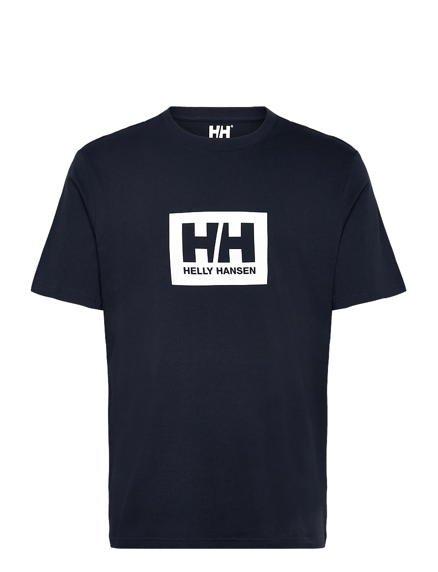 Helly Hansen - HH BOX T 2.0 - tops & t-shirts - navy - 1
