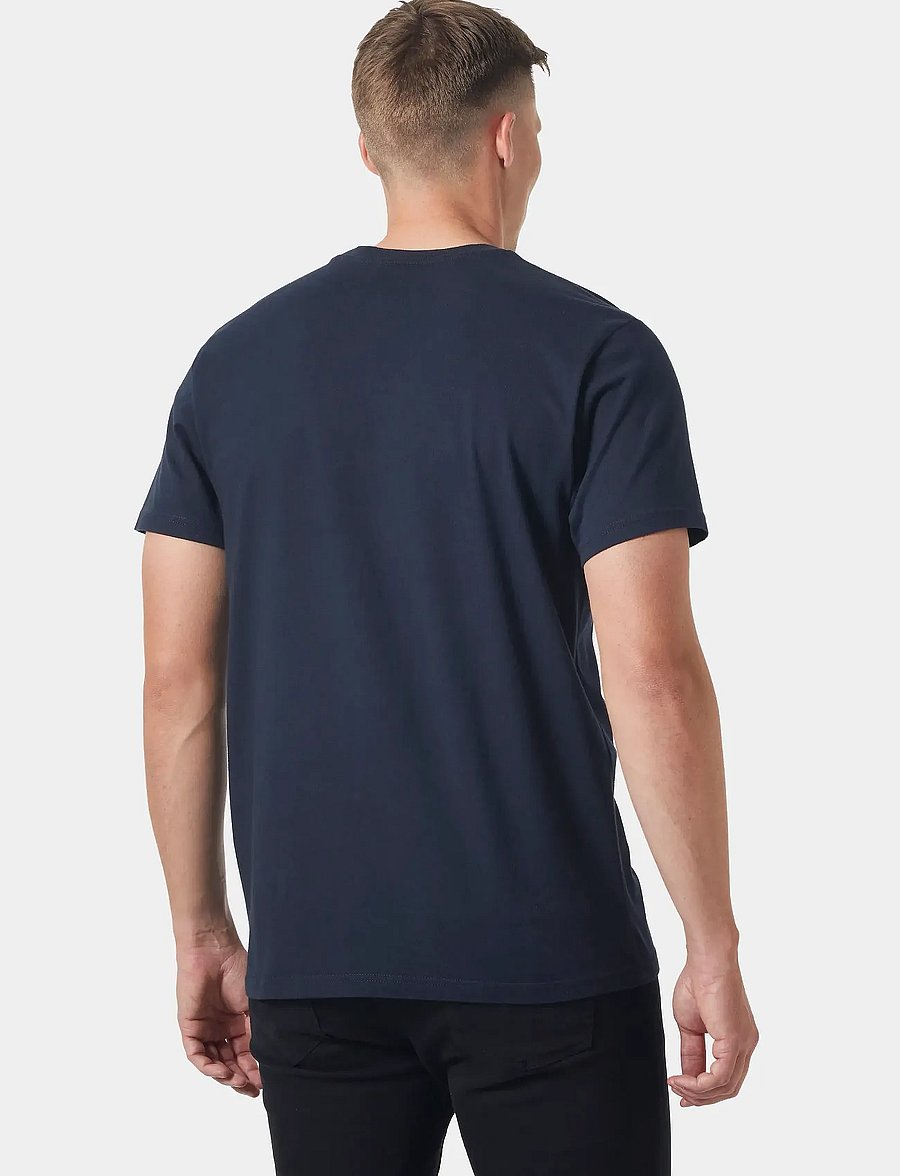 Helly Hansen - HH BOX T 2.0 - tops & t-shirts - navy - 3