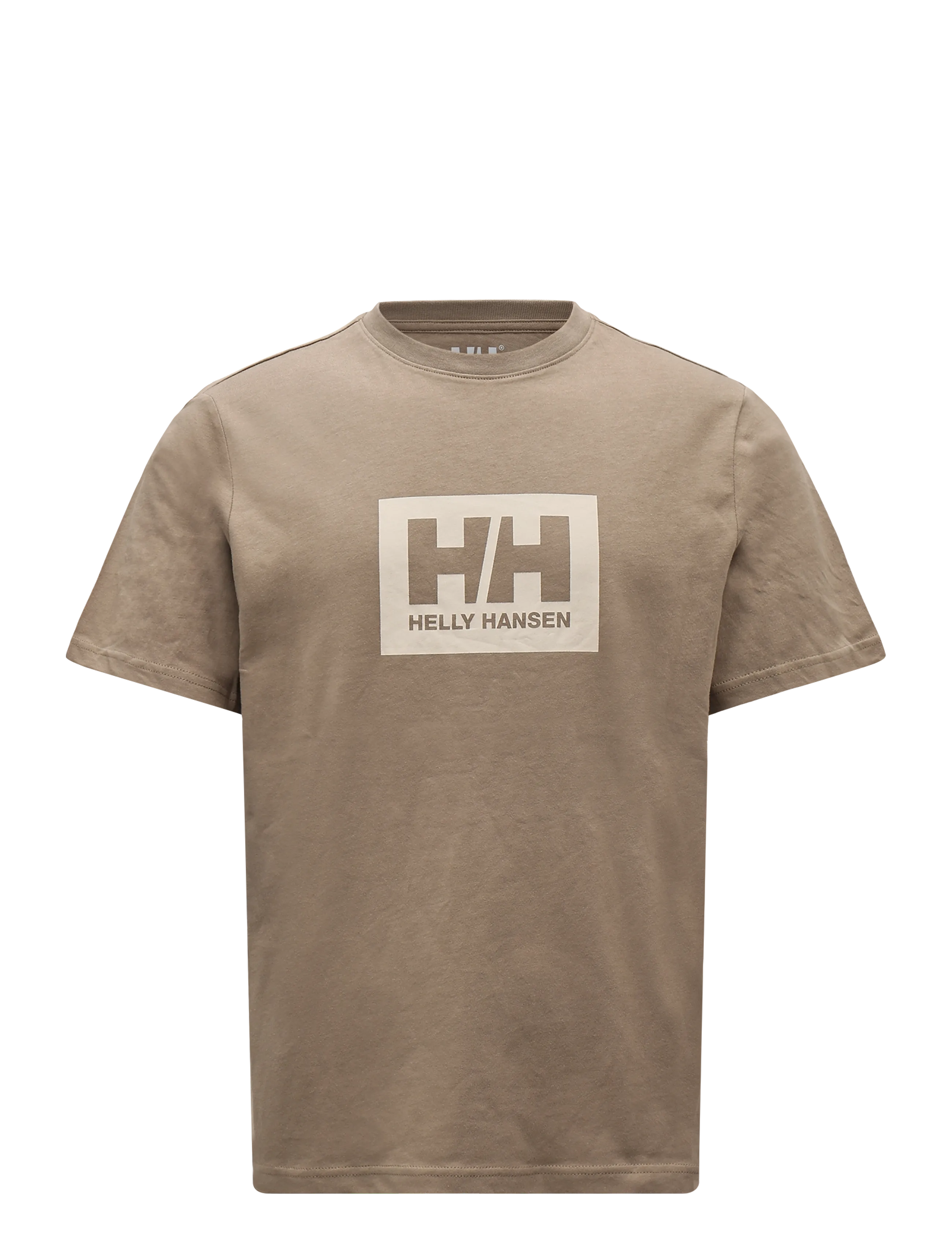 Helly Hansen HH BOX T 2.0 - T-shirts - PEBBLE / beige