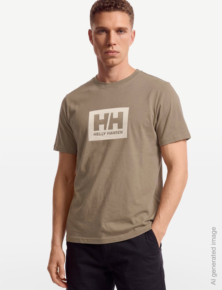 Helly Hansen - HH BOX T 2.0 - oberteile & t-shirts - pebble - 3