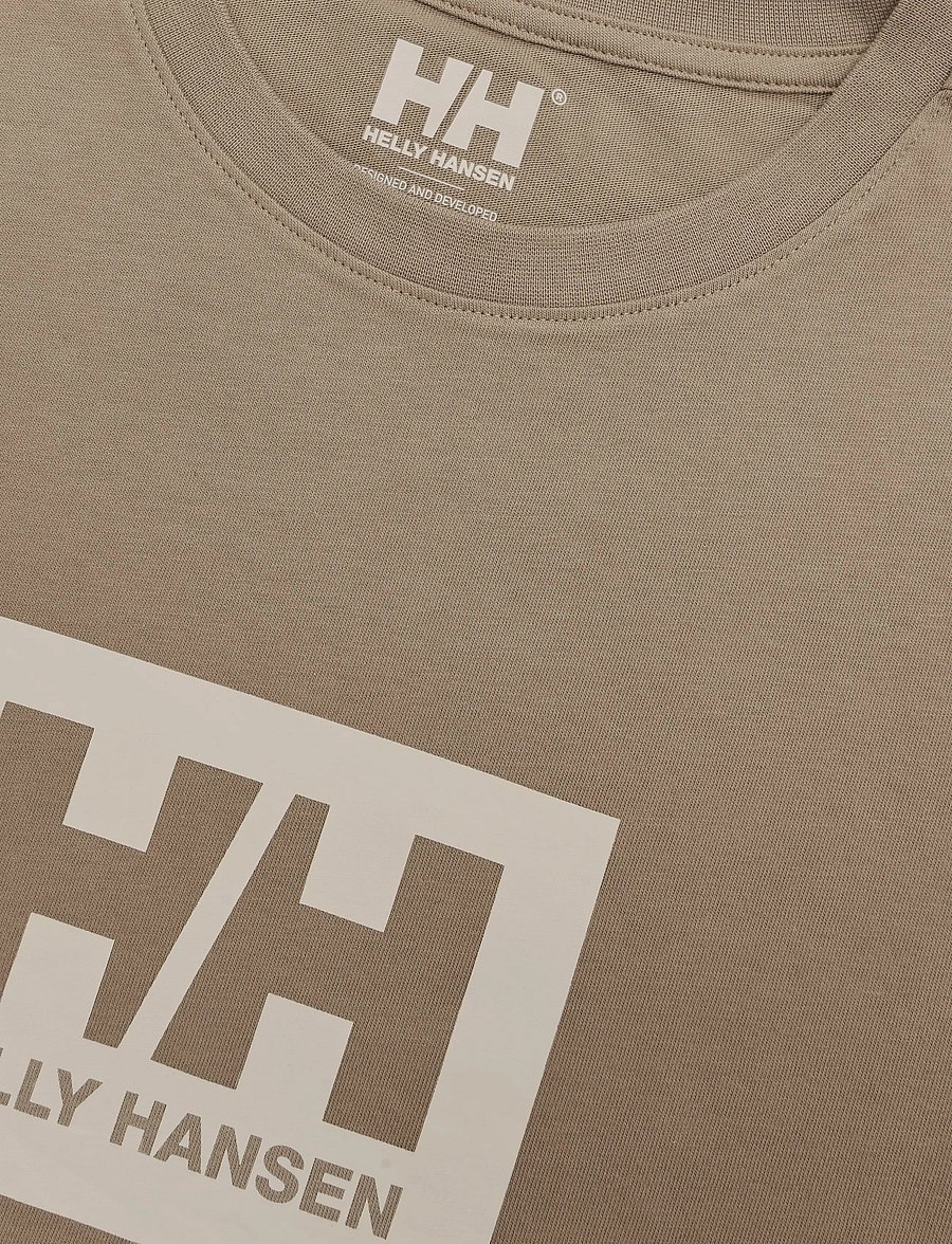 Helly Hansen - HH BOX T 2.0 - t-shirts - pebble - 2