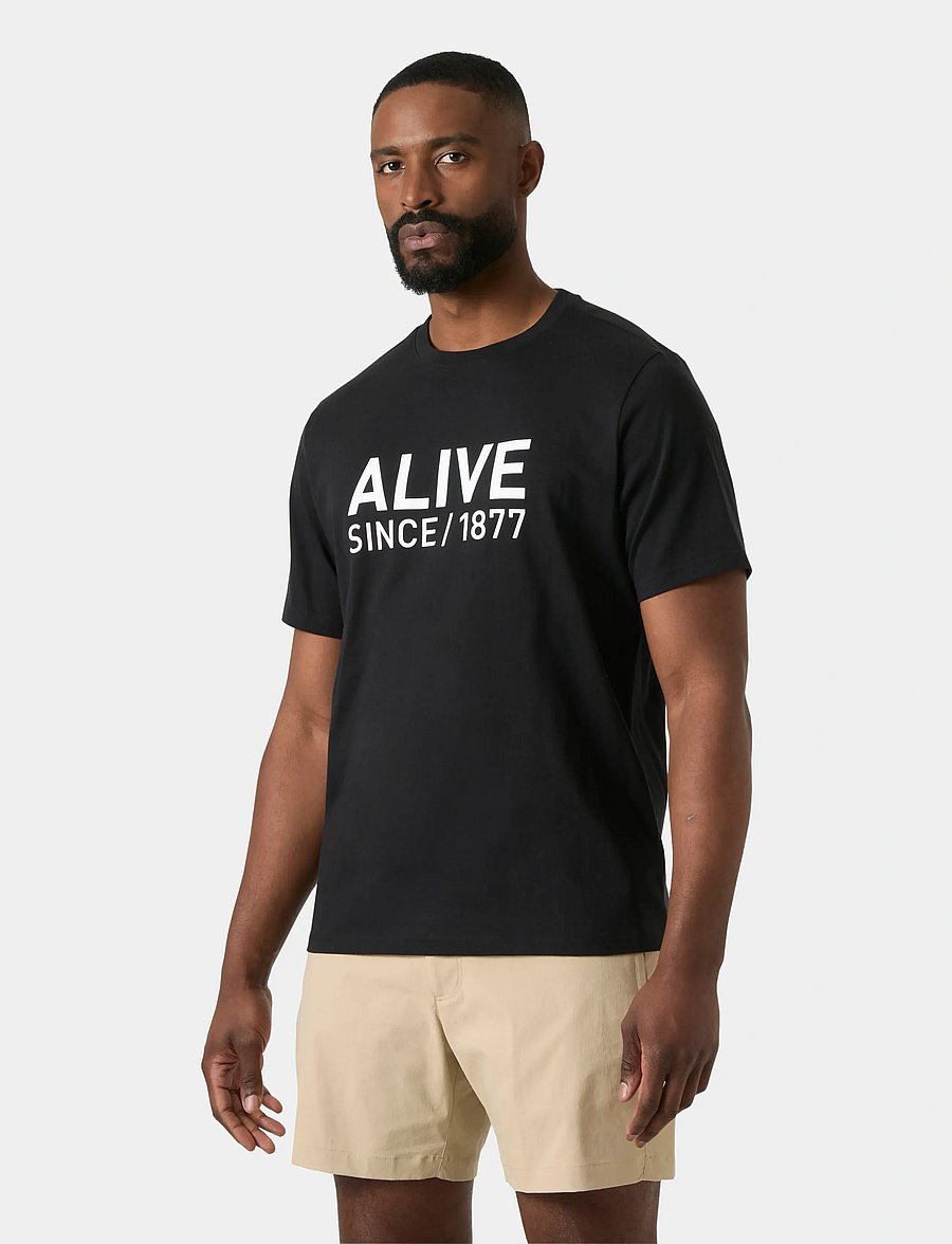 Helly Hansen - CORE GRAPHIC T 2.0 - t-shirts - black - 0