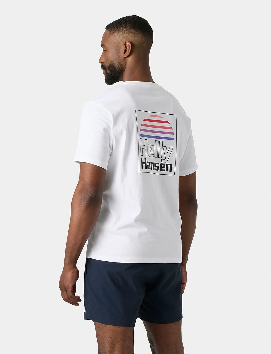 Helly Hansen - CORE GRAPHIC T 2.0 - t-shirts - white - 3