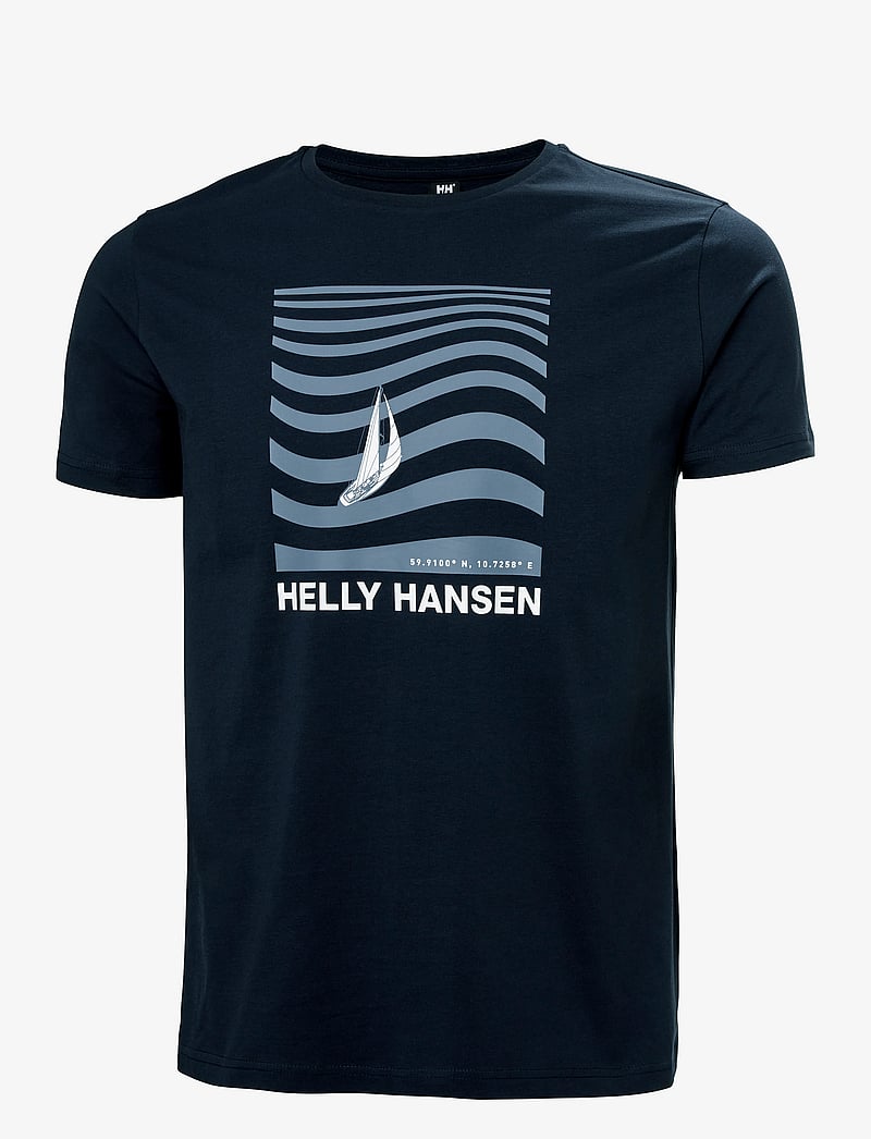 Helly Hansen - SHORELINE T-SHIRT 3. - oberteile & t-shirts - navy - 0