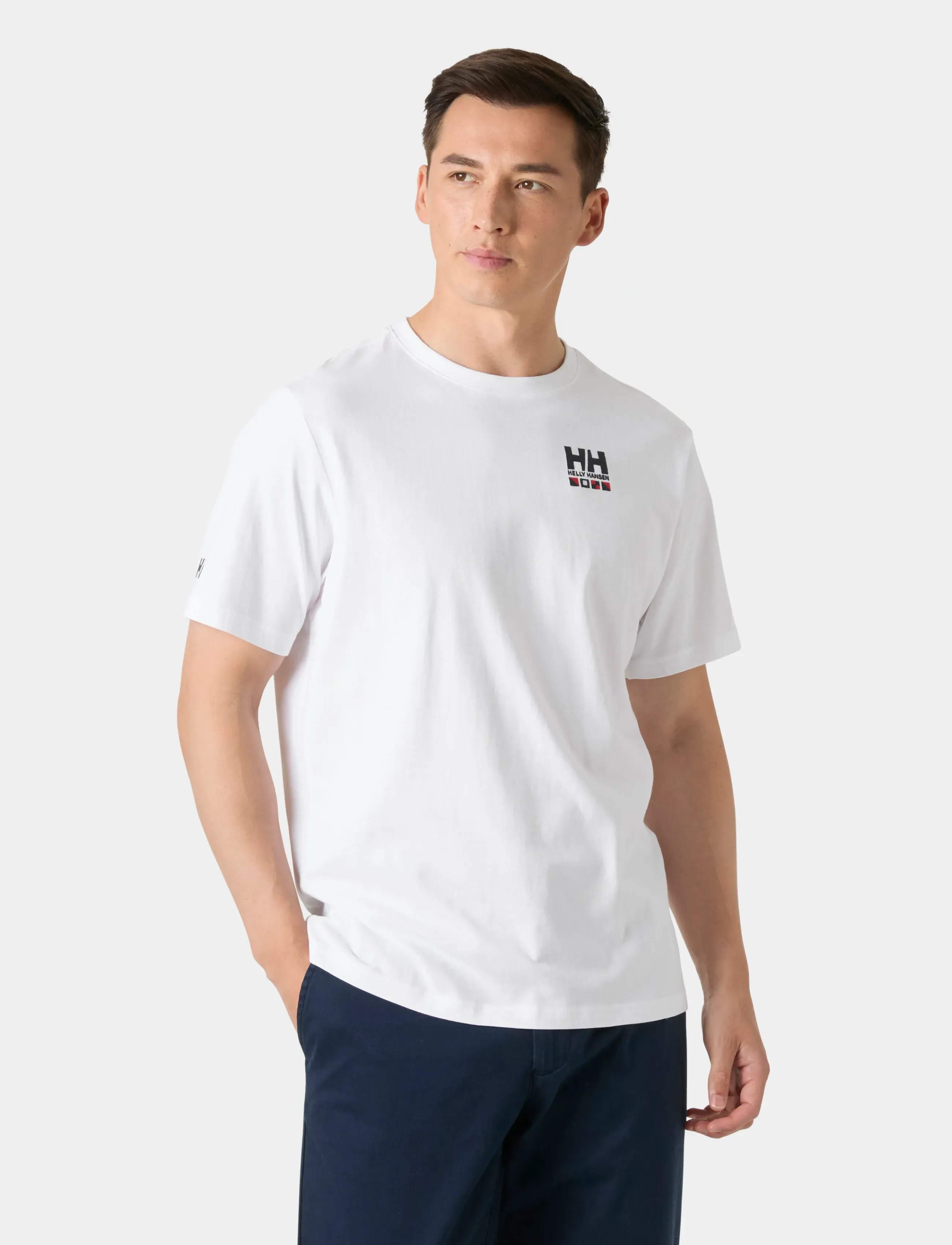 Helly Hansen Shoreline T-Shirt 3.0, Mænd, Kortærmet T-Shirt, Hvid, Str: XXL
