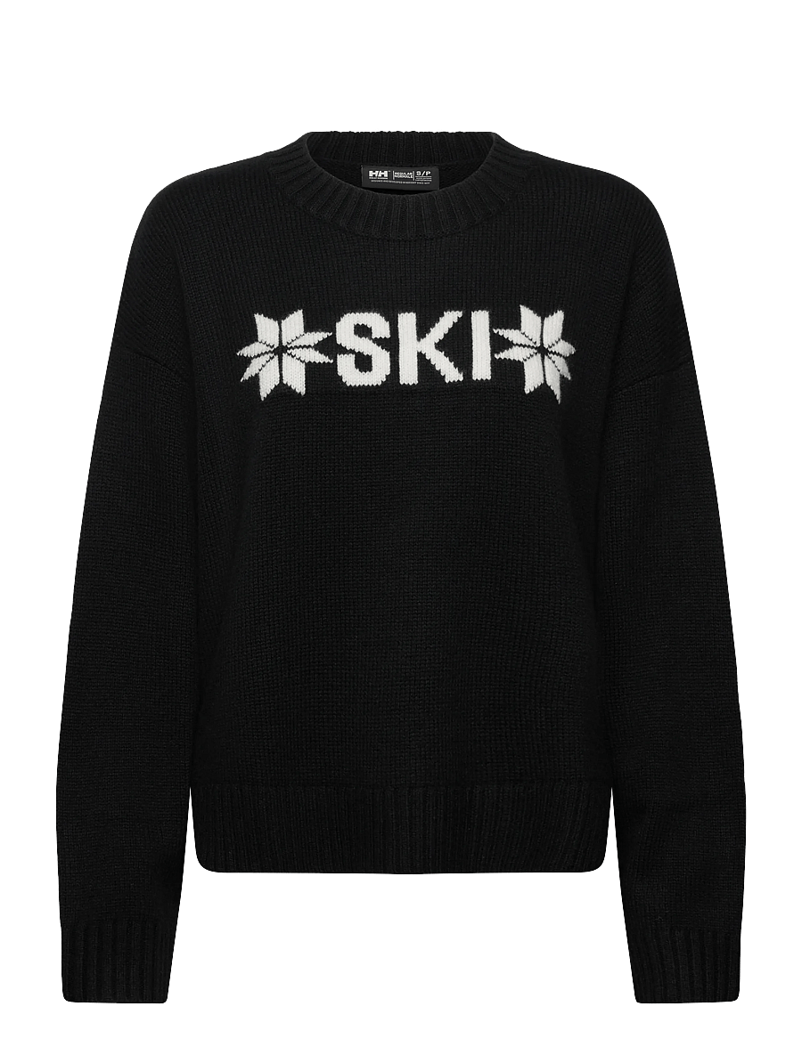 Helly Hansen - W BLISS SKI KNIT SWEATER - kudumid - black - 1