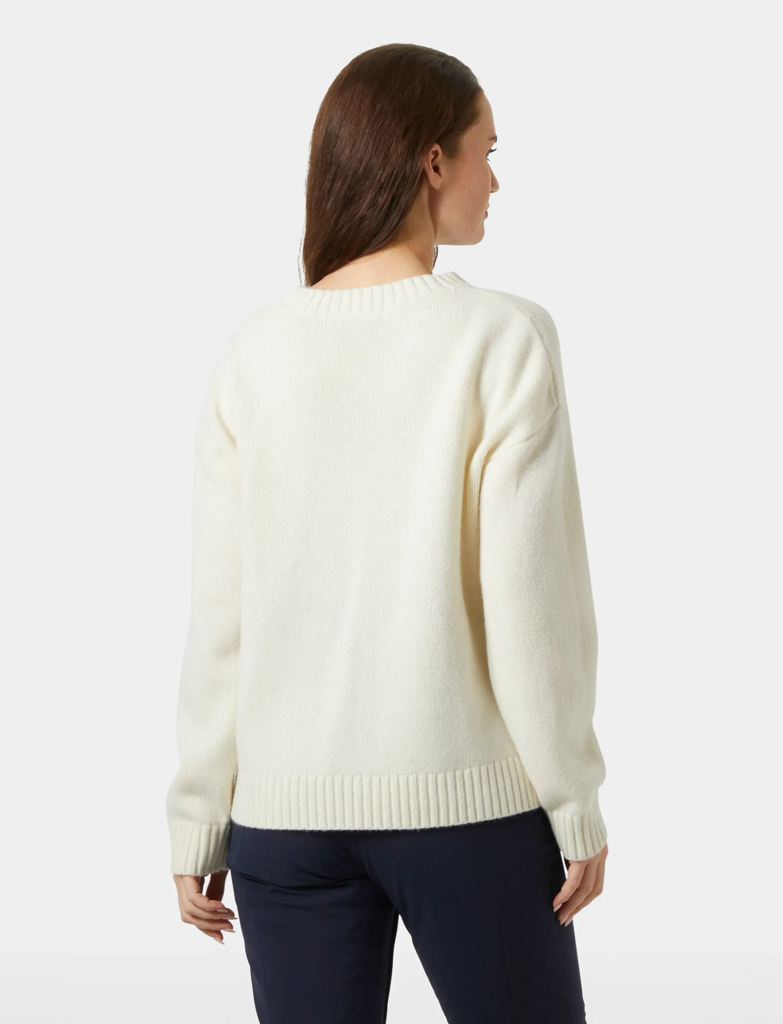 Helly Hansen - W BLISS SKI KNIT SWEATER - kudumid - cream - 3