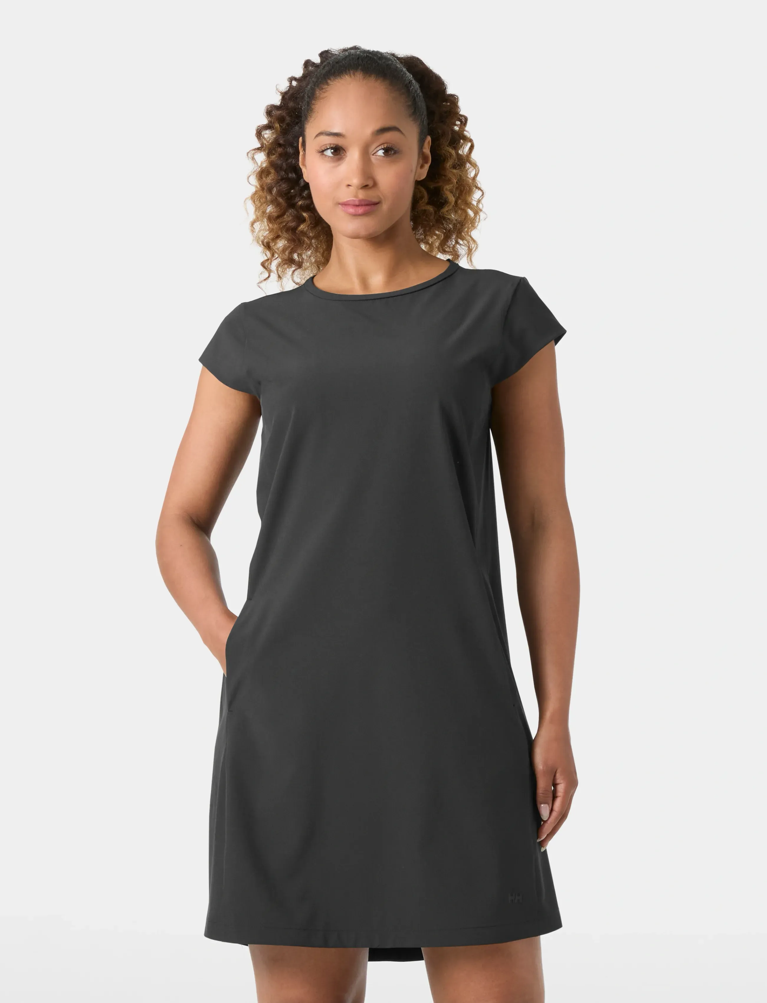Helly Hansen W Thalia Shift Dress, S, Black, Sport Kjoler Og Nederdele > Sport Dresses, Dame