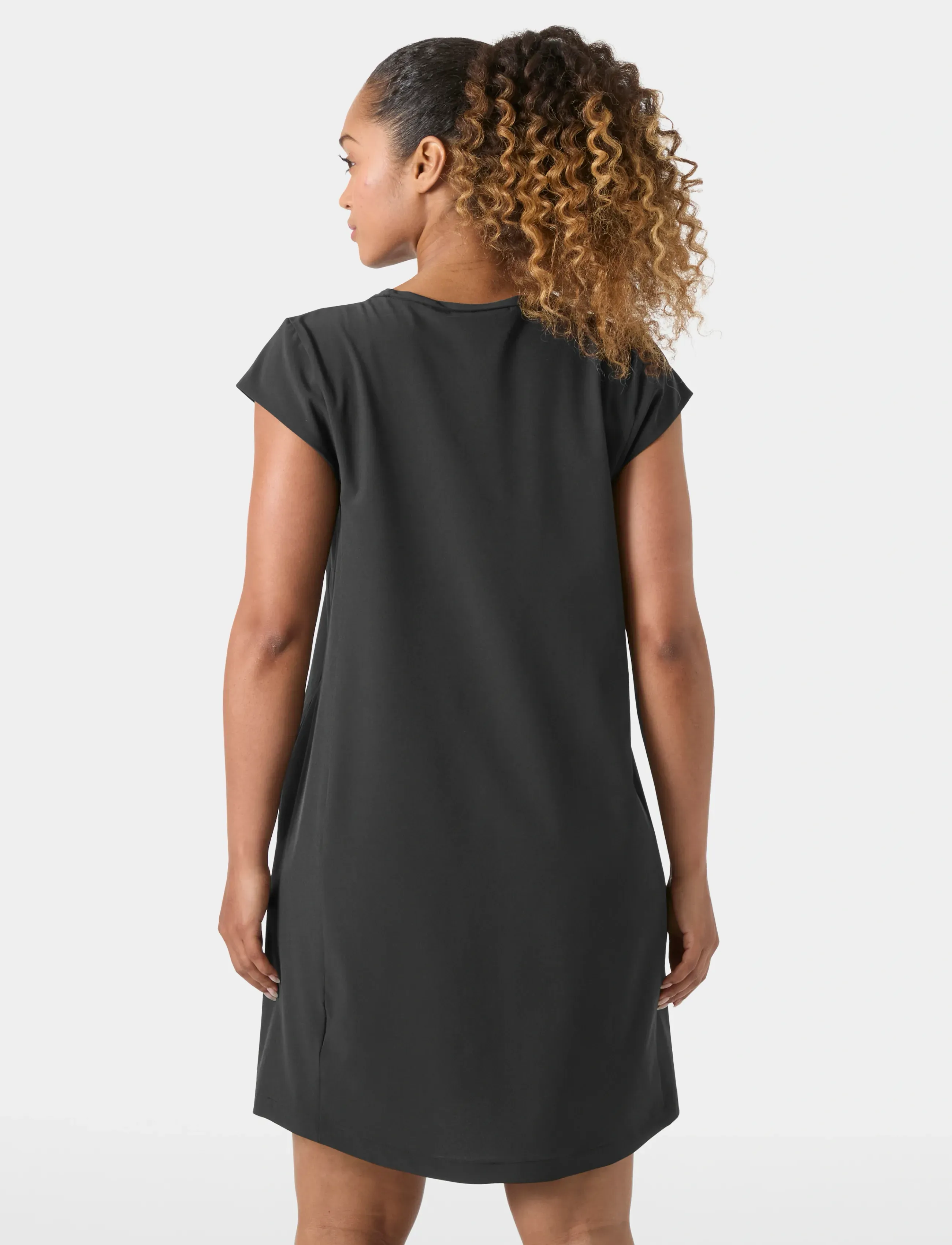 Helly Hansen - W THALIA SHIFT DRESS - kleider & röcke - black - 3