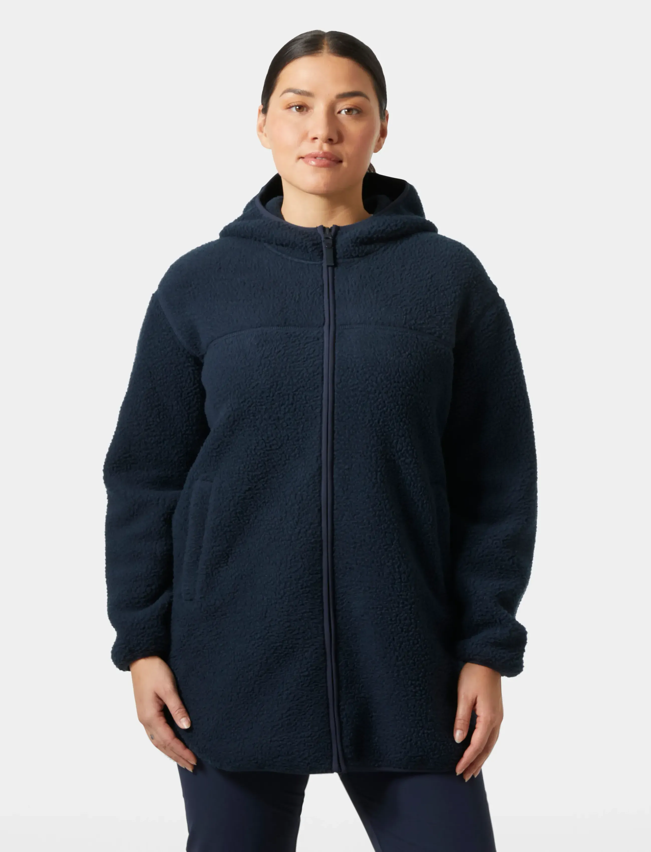 Helly Hansen W Maud Pile Jacket, S, Navy, Sport Jackets > Sport Outdoor Jackets, Dame