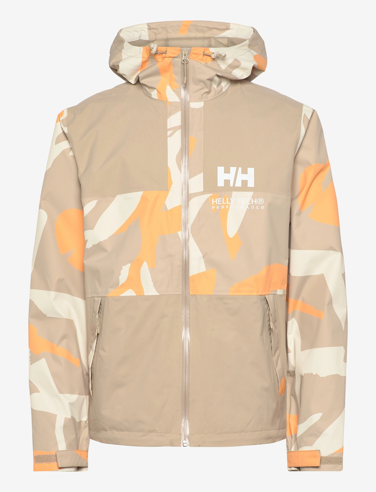 Helly Hansen - ACE GRAPHIC RAIN JACKET - vihmamantlid - khaki hh jp - 1
