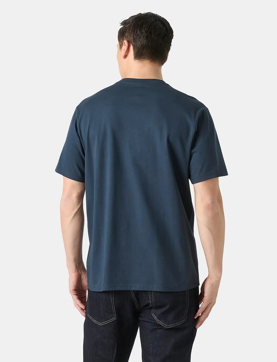 Helly Hansen - HH STAPLE T-SHIRT - alussärgid ja t-särgid - navy - 3
