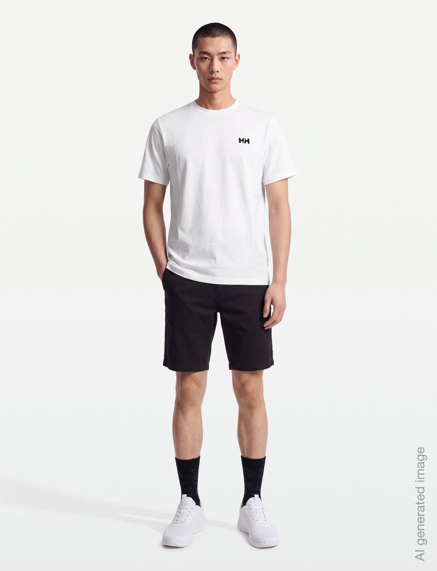 Helly Hansen - HH STAPLE T-SHIRT - oberteile & t-shirts - white - 0