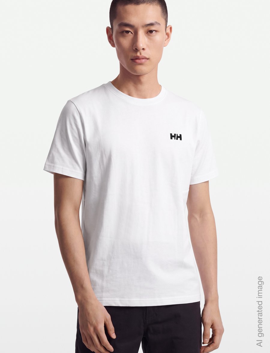 Helly Hansen - HH STAPLE T-SHIRT - oberteile & t-shirts - white - 3