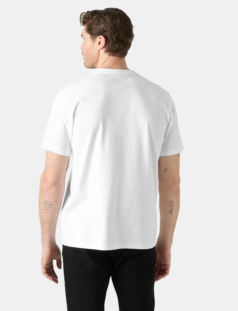 Helly Hansen - HH STAPLE T-SHIRT - oberteile & t-shirts - white - 3