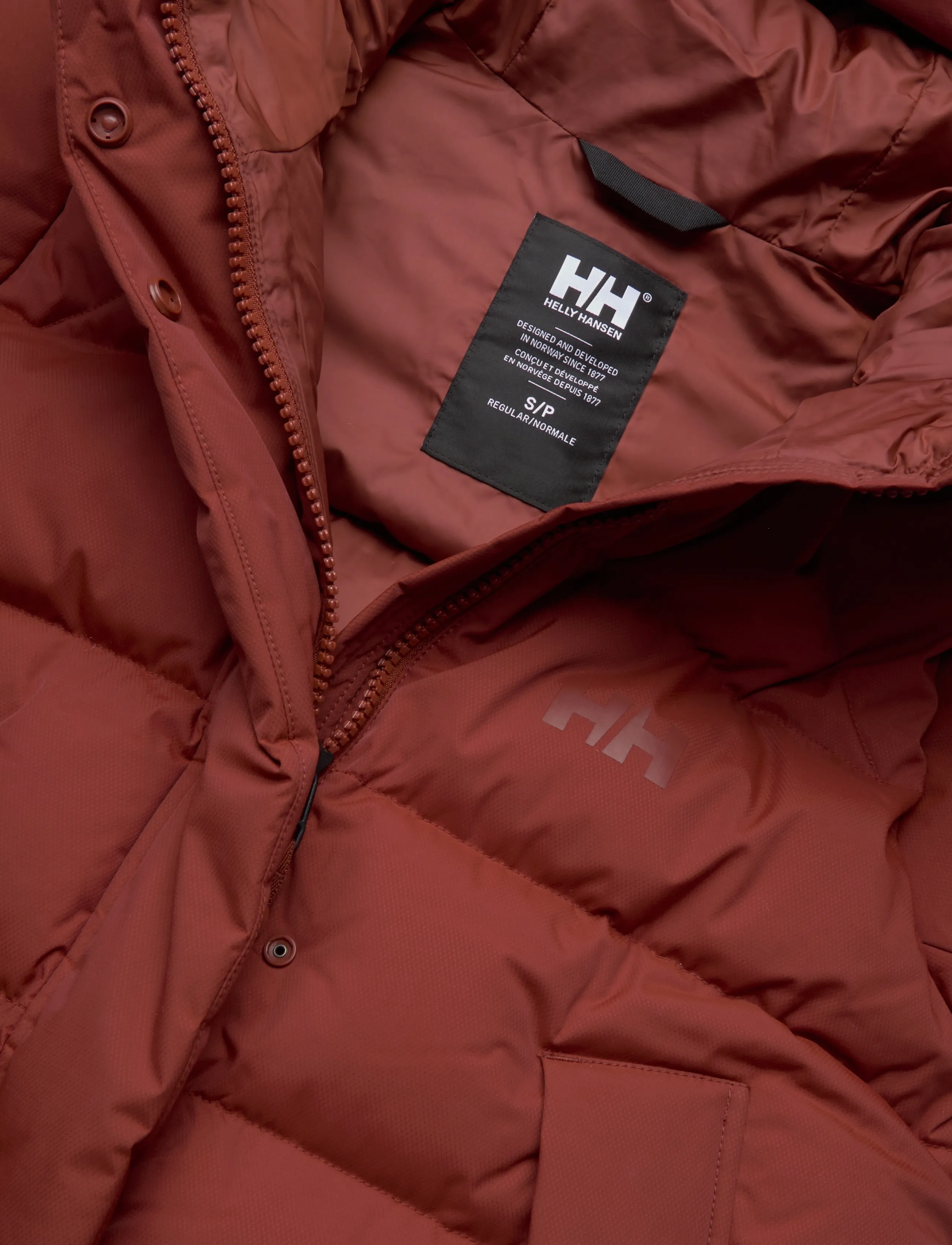 Helly Hansen - W ALOURA PUFFY PARKA - jacken - iron oxide - 4