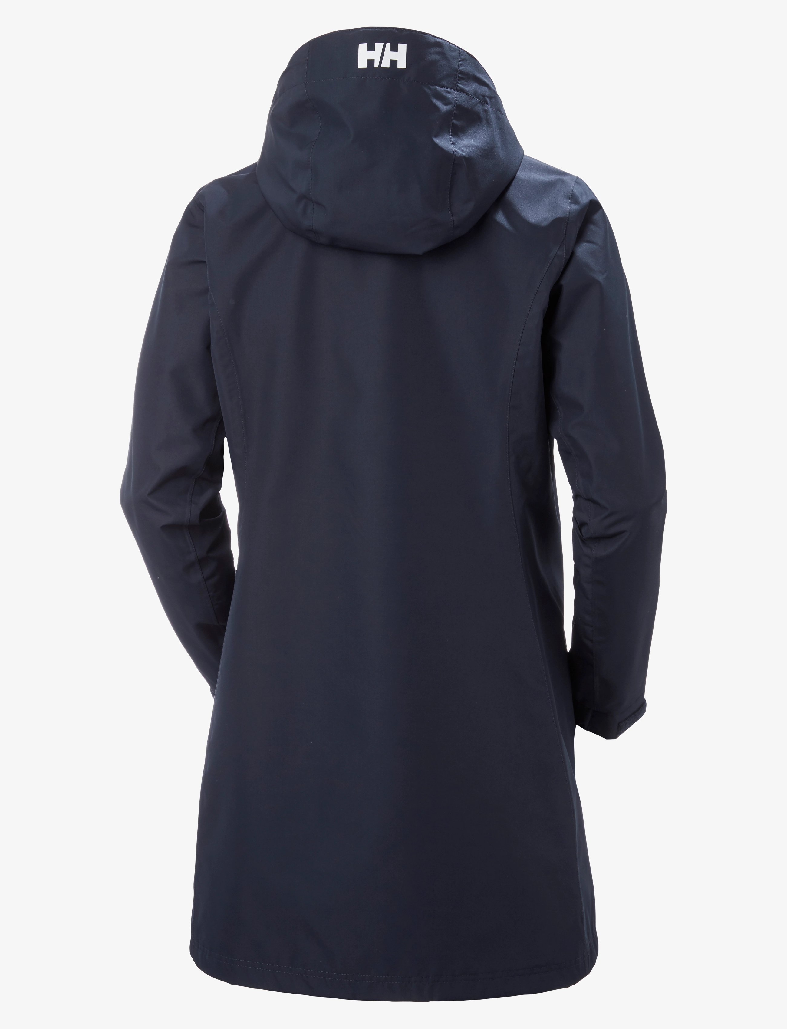 Helly Hansen - W LONG BELFAST JACKET - lietusmēteļi - navy - 2