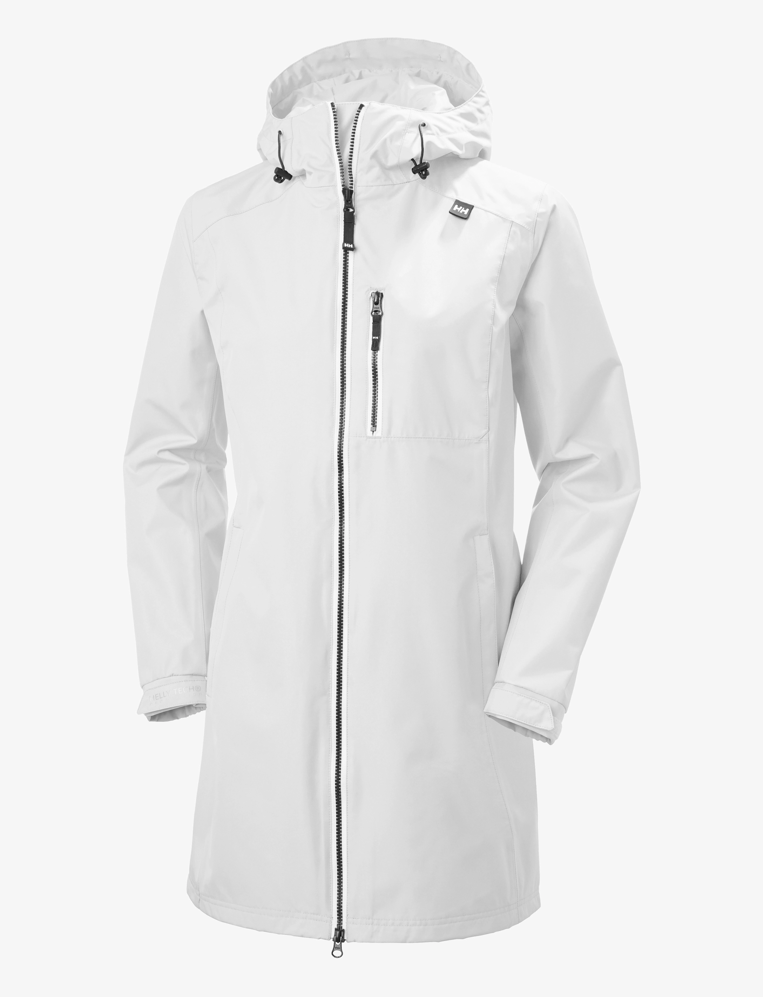 HELLY HANSEN W Long Belfast Jacke Weiß - XS - Damen