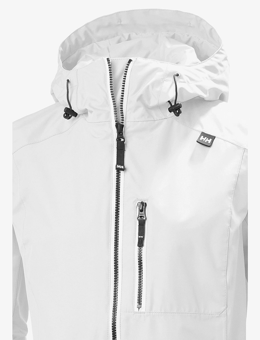 Helly Hansen - W LONG BELFAST JACKET - regnjakker - white - 2