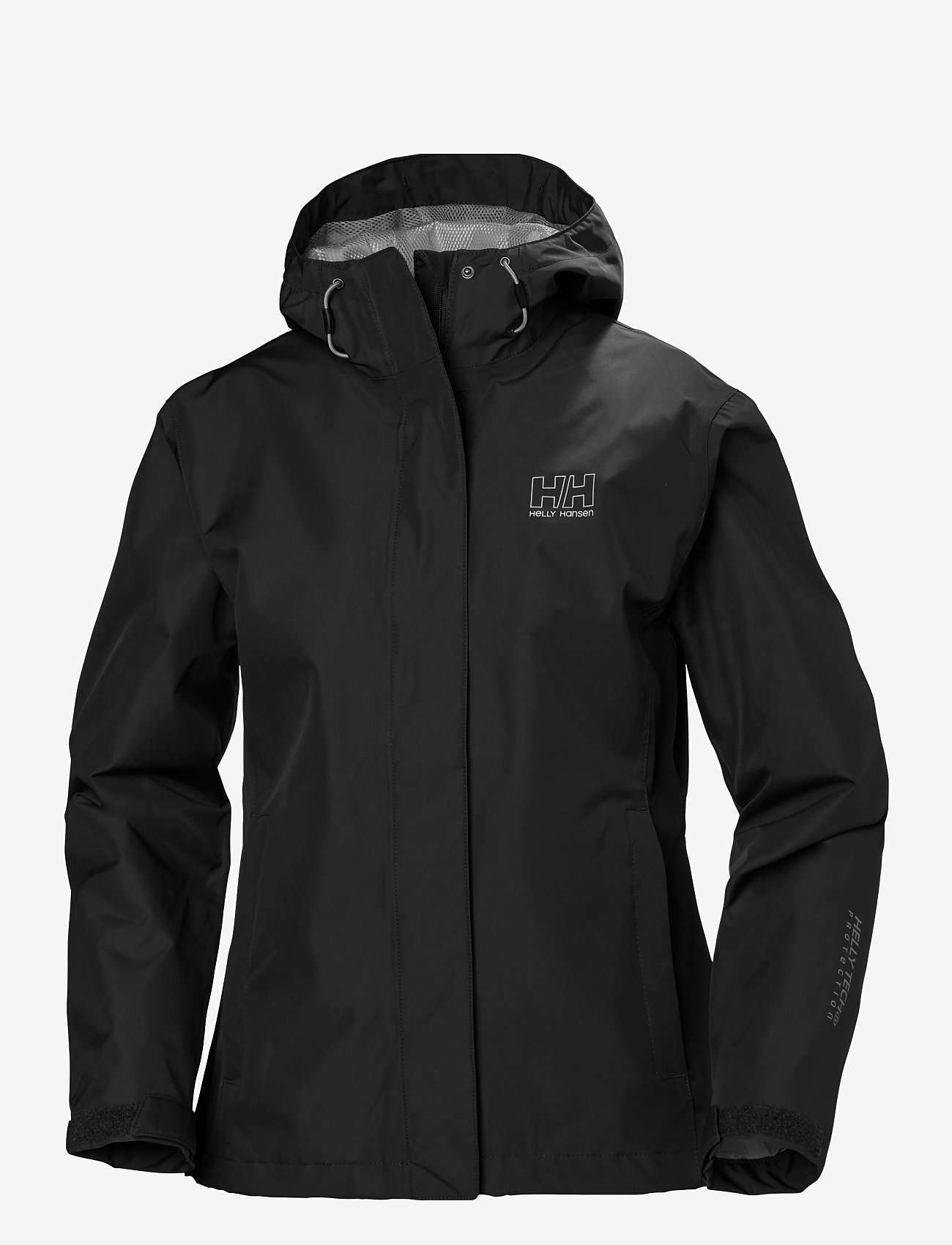 Helly Hansen - W SEVEN J JACKET - vihmamantlid - black - 0