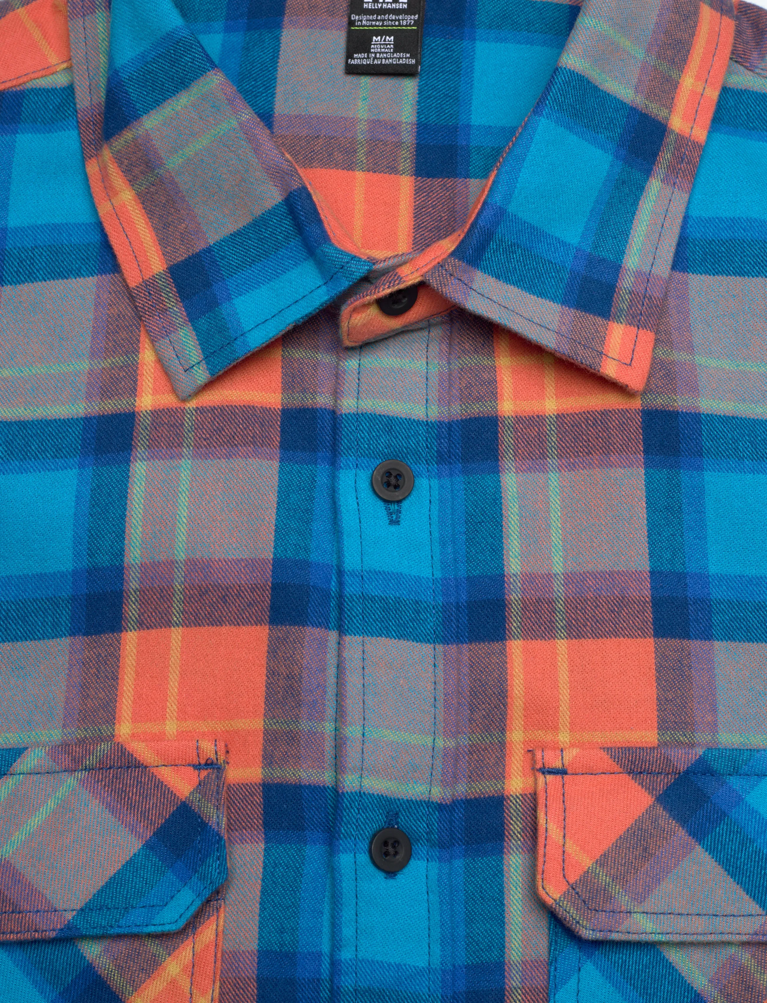 Helly Hansen - LOKKA FLANNEL LS SHIRT - casual hemden - bonfire fje - 2
