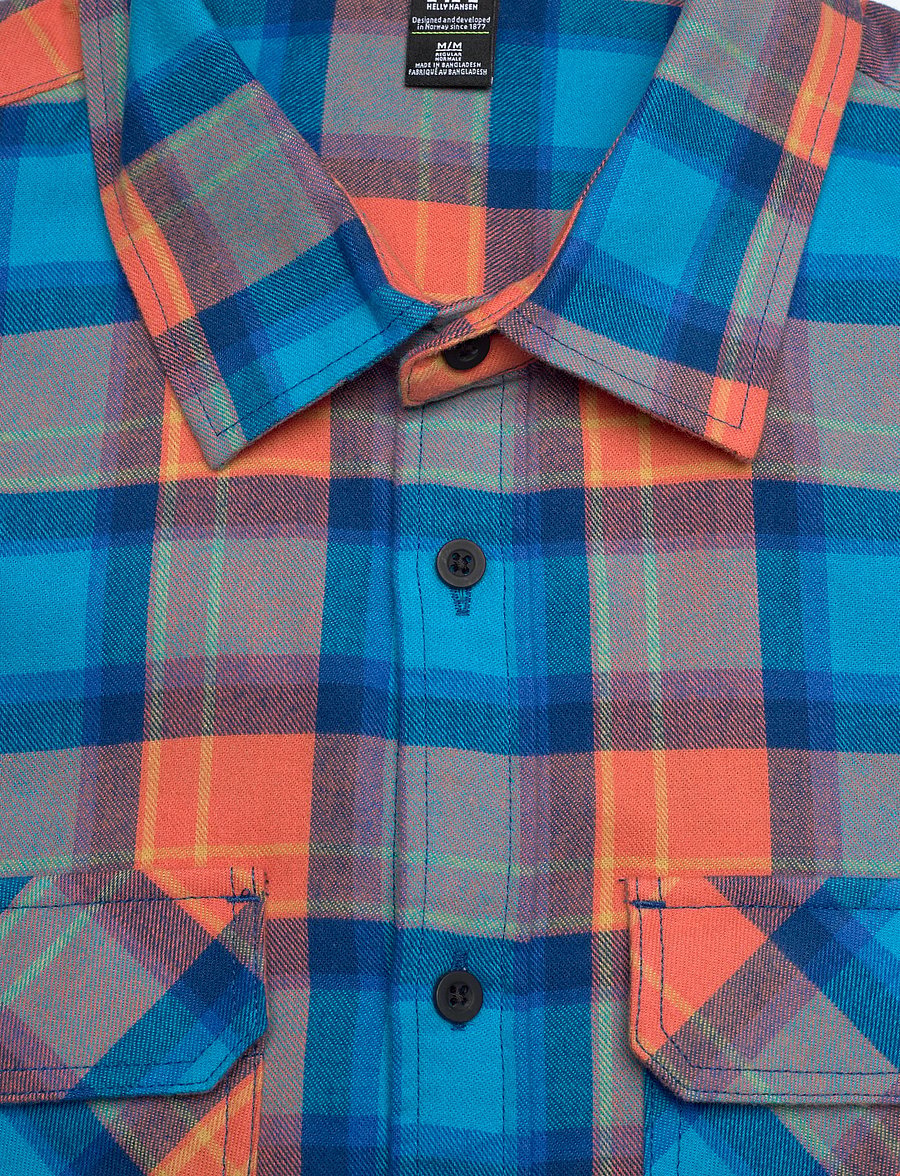 Helly Hansen - LOKKA FLANNEL LS SHIRT - casual hemden - bonfire fje - 2