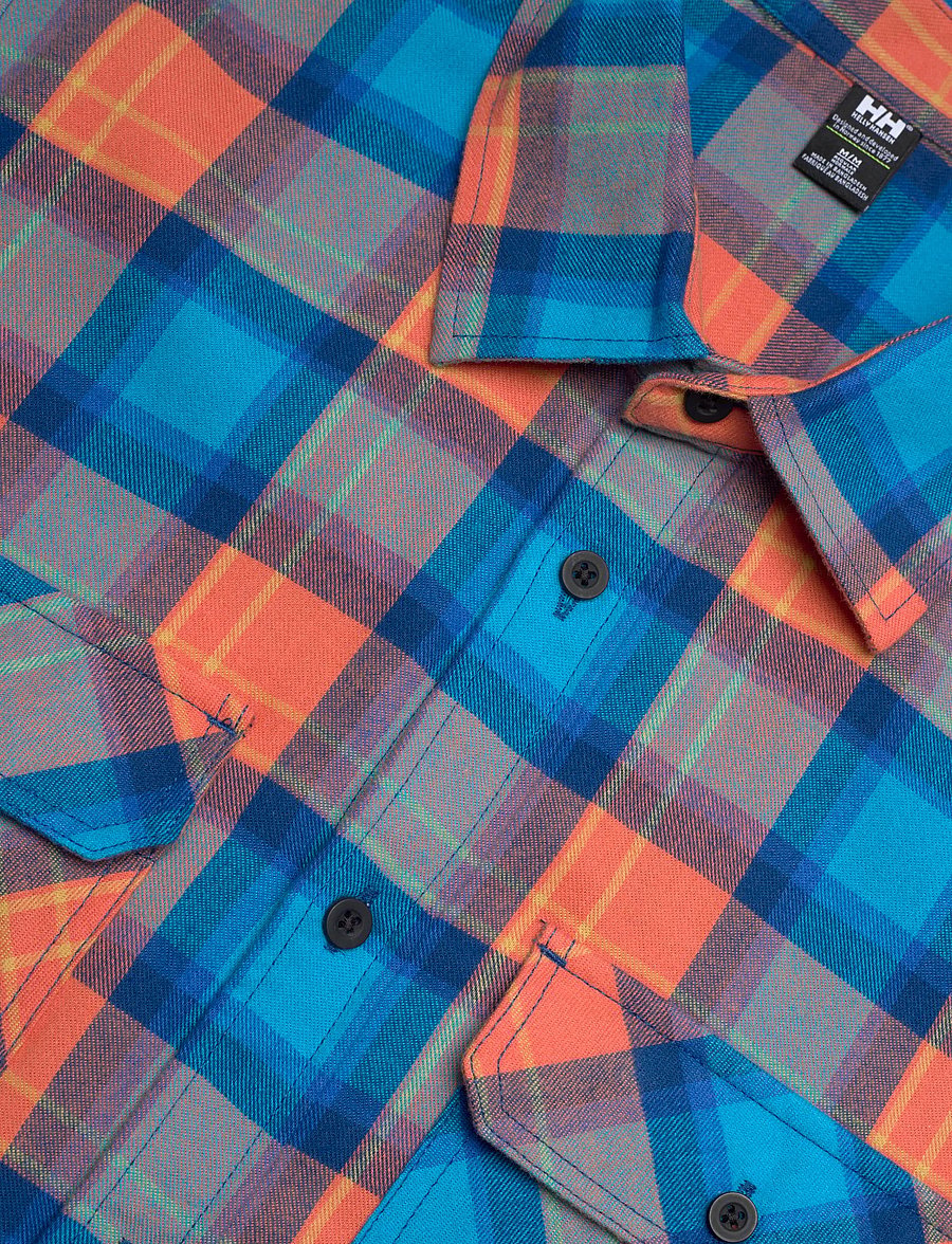 Helly Hansen - LOKKA FLANNEL LS SHIRT - casual hemden - bonfire fje - 3