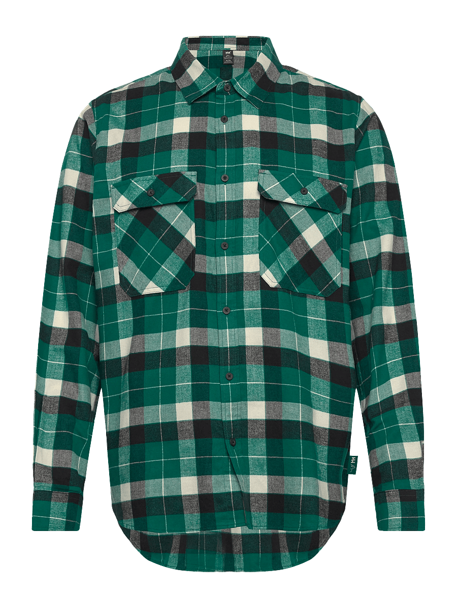 Helly Hansen - LOKKA FLANNEL LS SHIRT - casual hemden - emerald box - 0