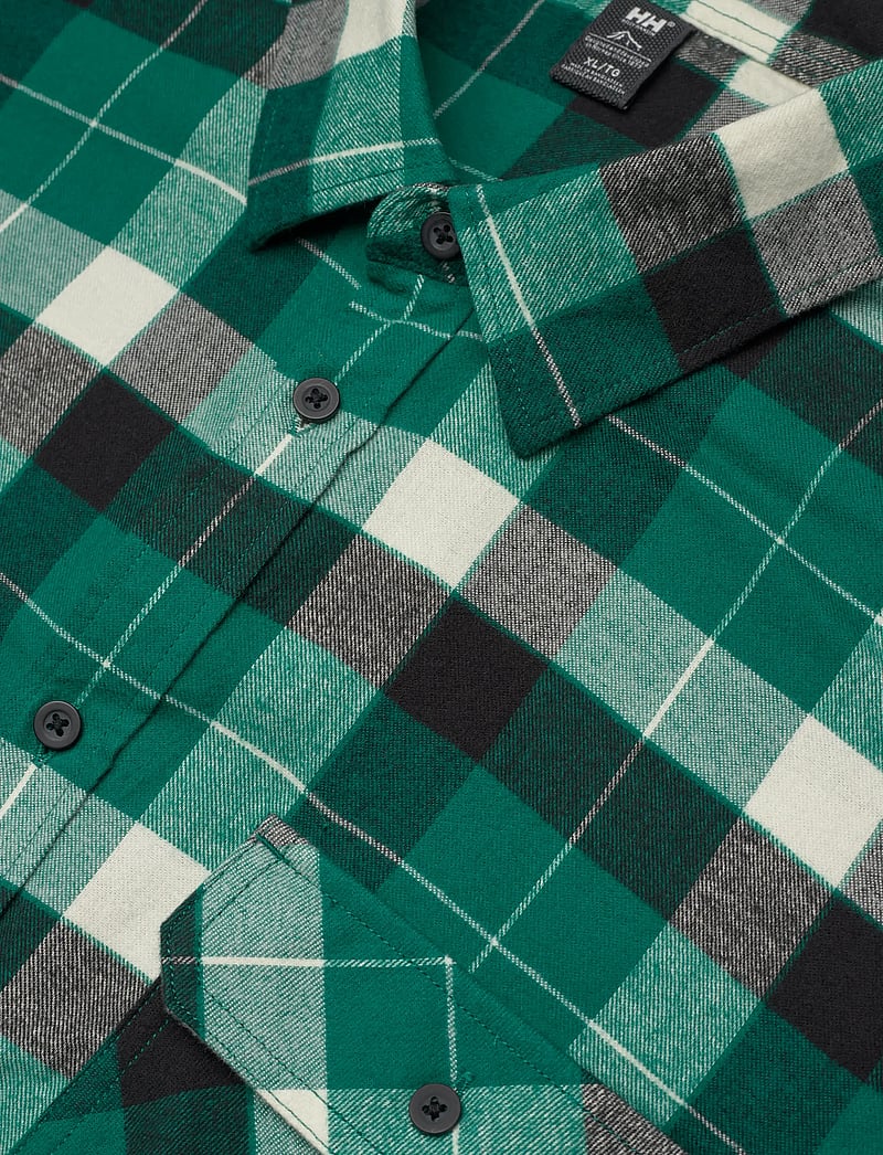 Helly Hansen - LOKKA FLANNEL LS SHIRT - casual skjorter - emerald box - 3