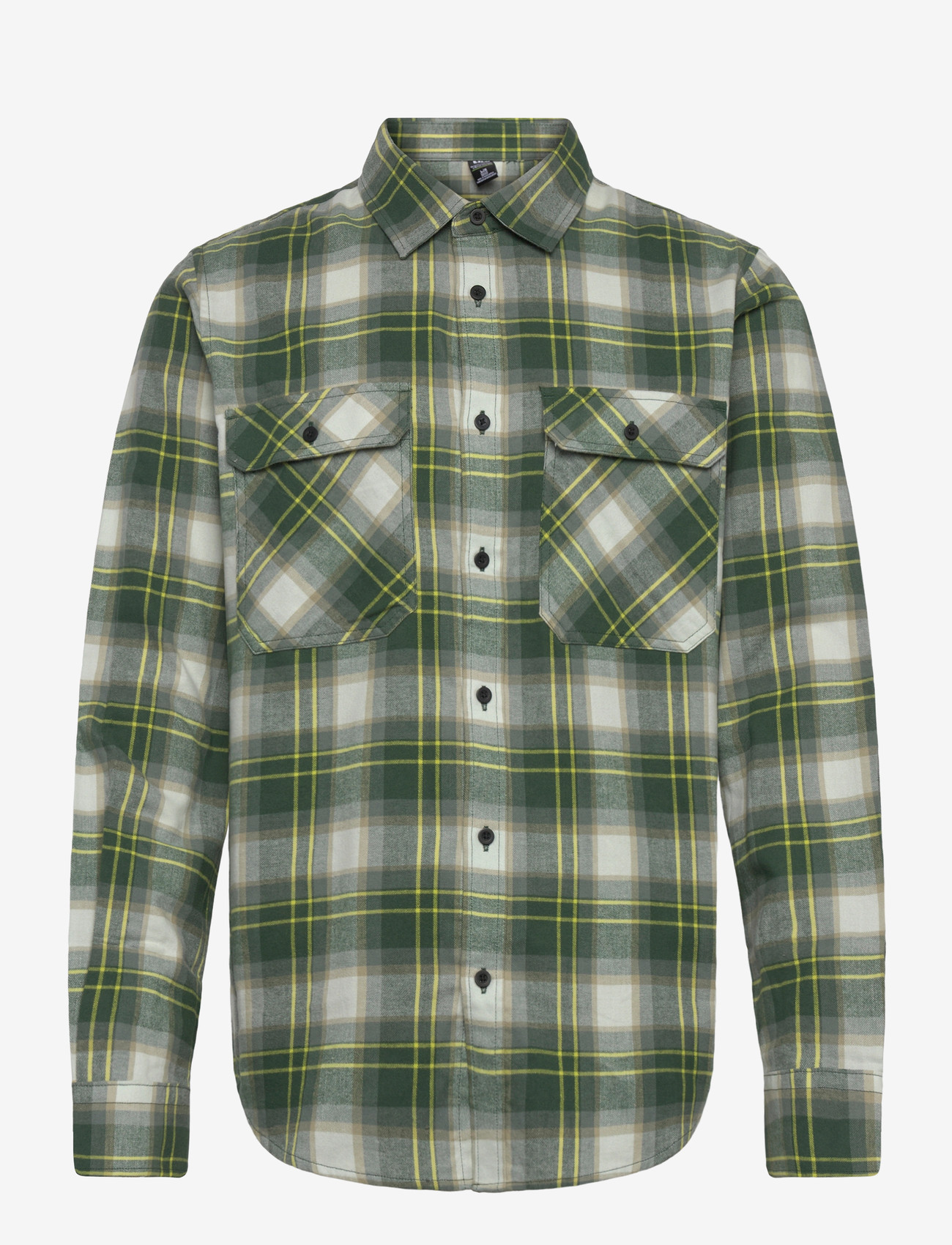 Helly Hansen - LOKKA FLANNEL LS SHIRT - casual shirts - jungle gree - 0