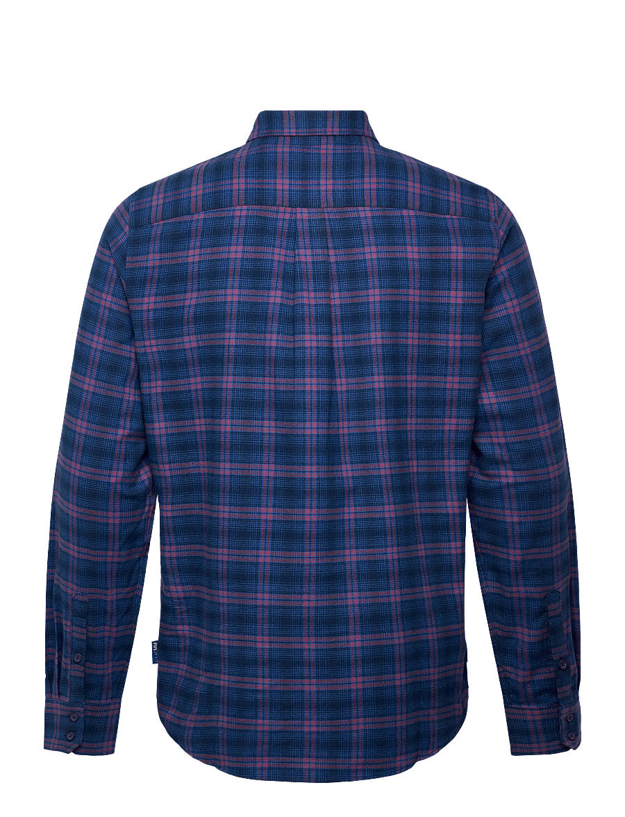 Helly Hansen - LOKKA FLANNEL LS SHIRT - vabaajasärgid - ocean classic - 1