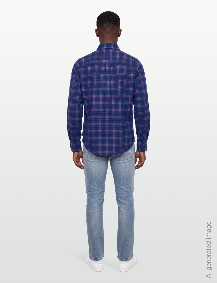 Helly Hansen - LOKKA FLANNEL LS SHIRT - vabaajasärgid - ocean classic - 4