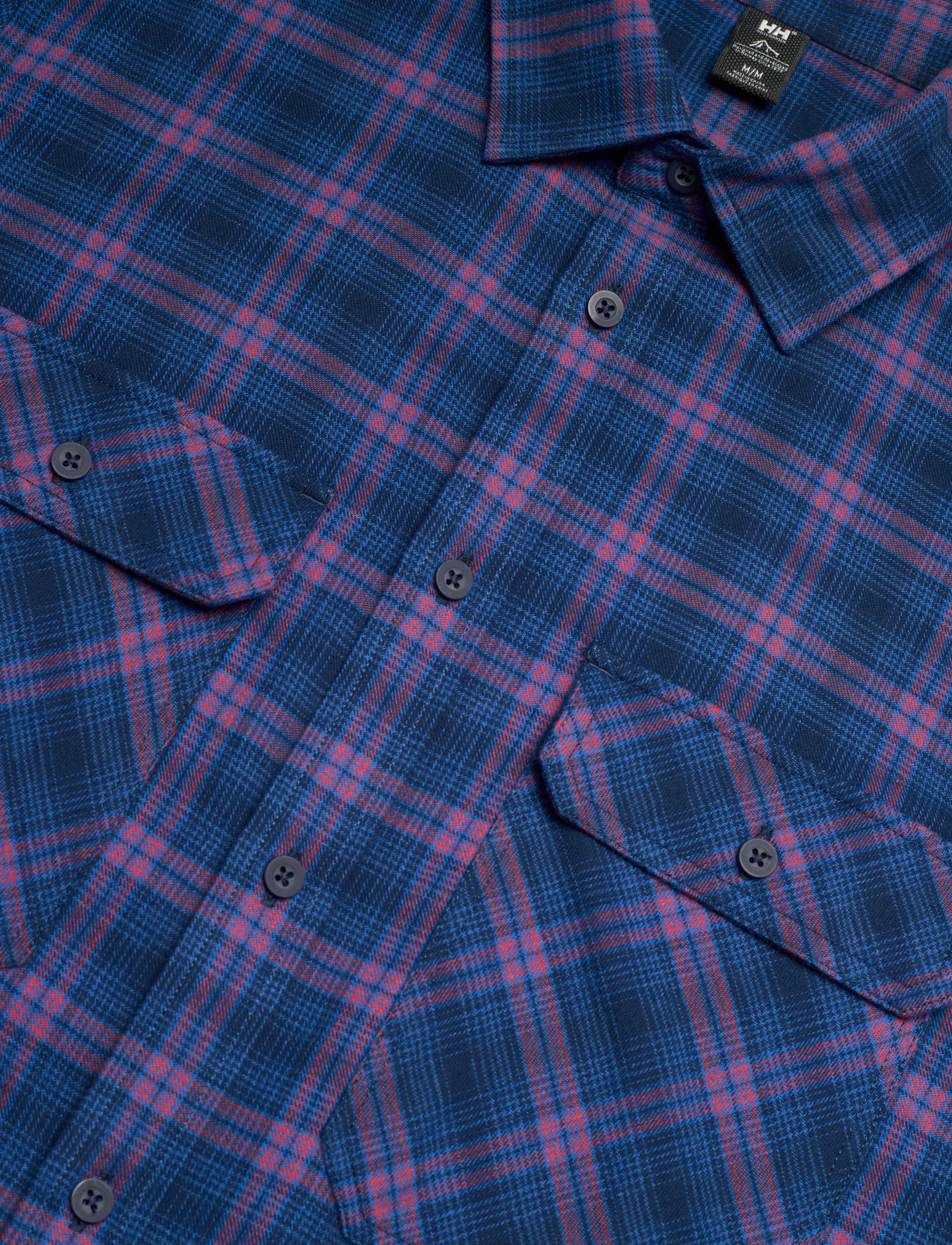 Helly Hansen - LOKKA FLANNEL LS SHIRT - casual skjorter - ocean classic - 3