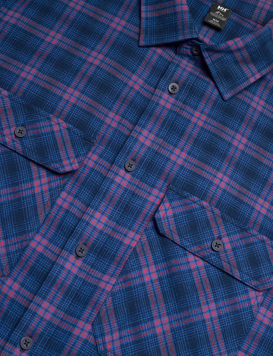 Helly Hansen - LOKKA FLANNEL LS SHIRT - vabaajasärgid - ocean classic - 3