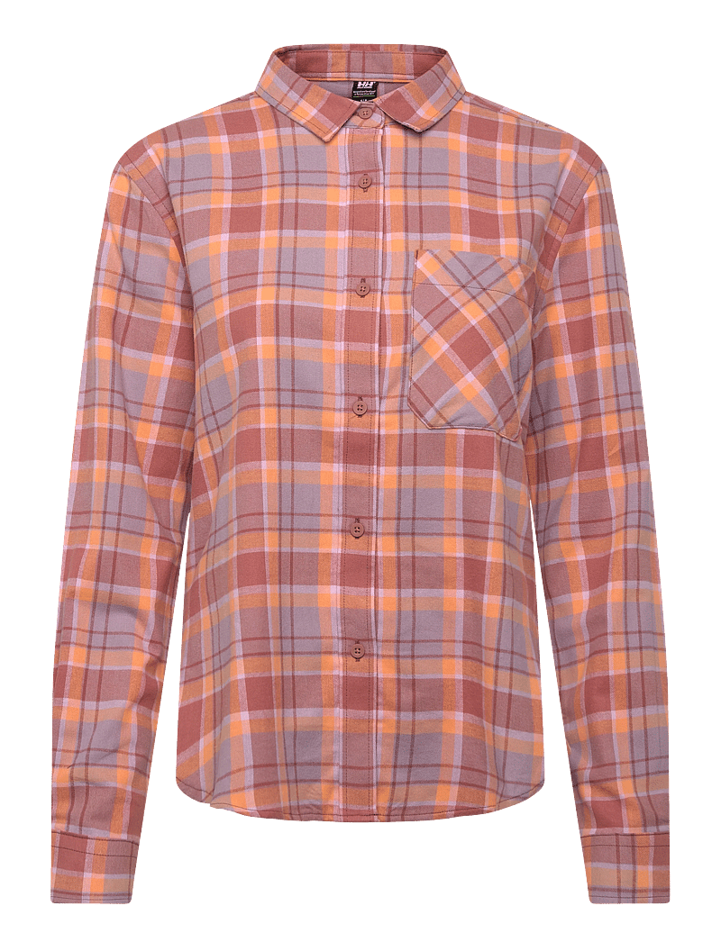 Helly Hansen - W LOKKA FLANNEL LS SHT - shirts - cedarwood f - 0