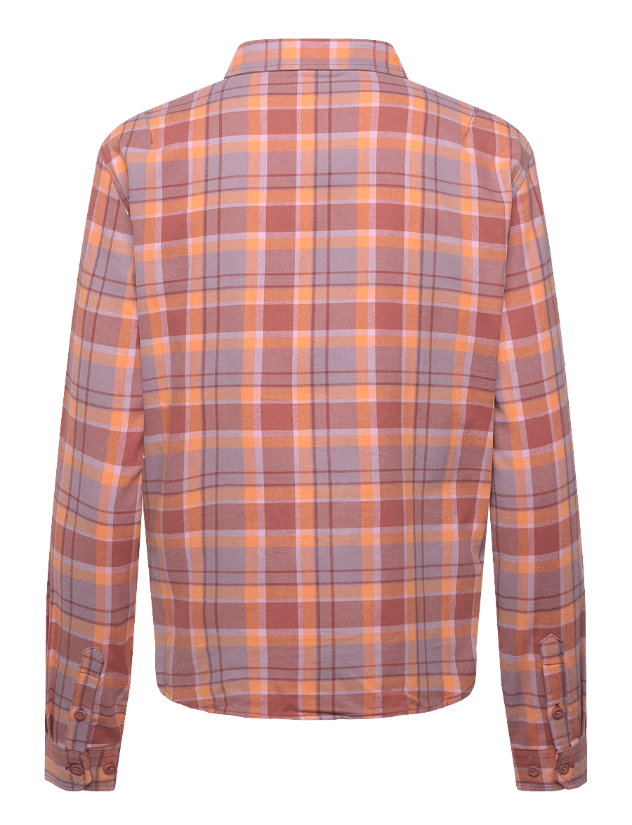 Helly Hansen - W LOKKA FLANNEL LS SHT - särgid - cedarwood f - 1
