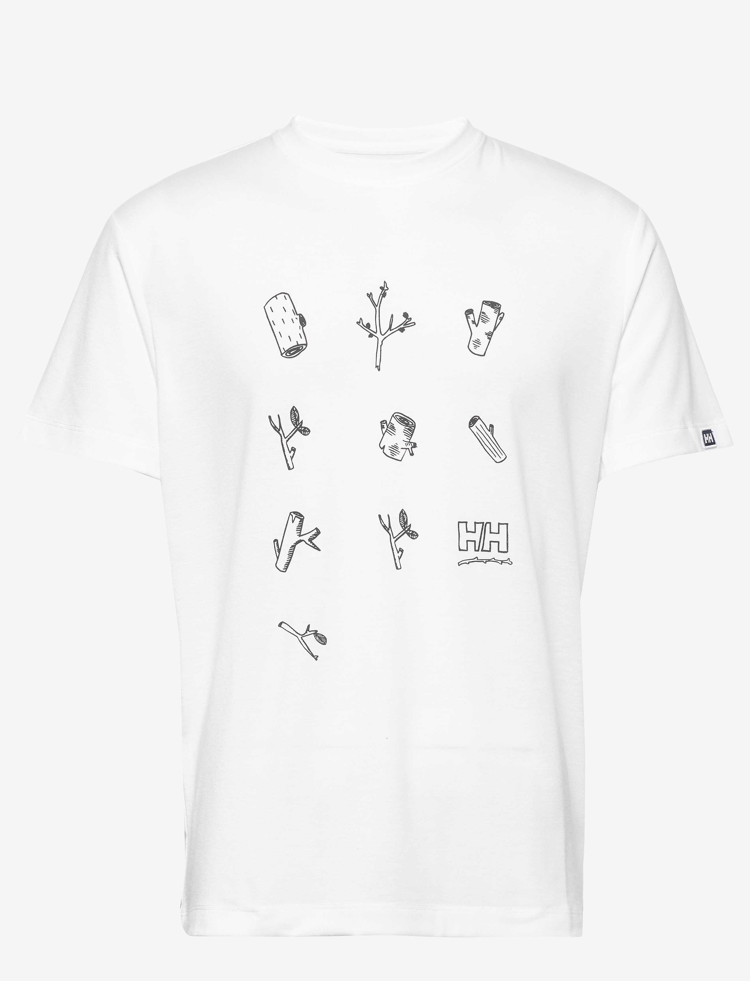 Helly Hansen - SKOG GRAPHIC SS TEE - white - 0