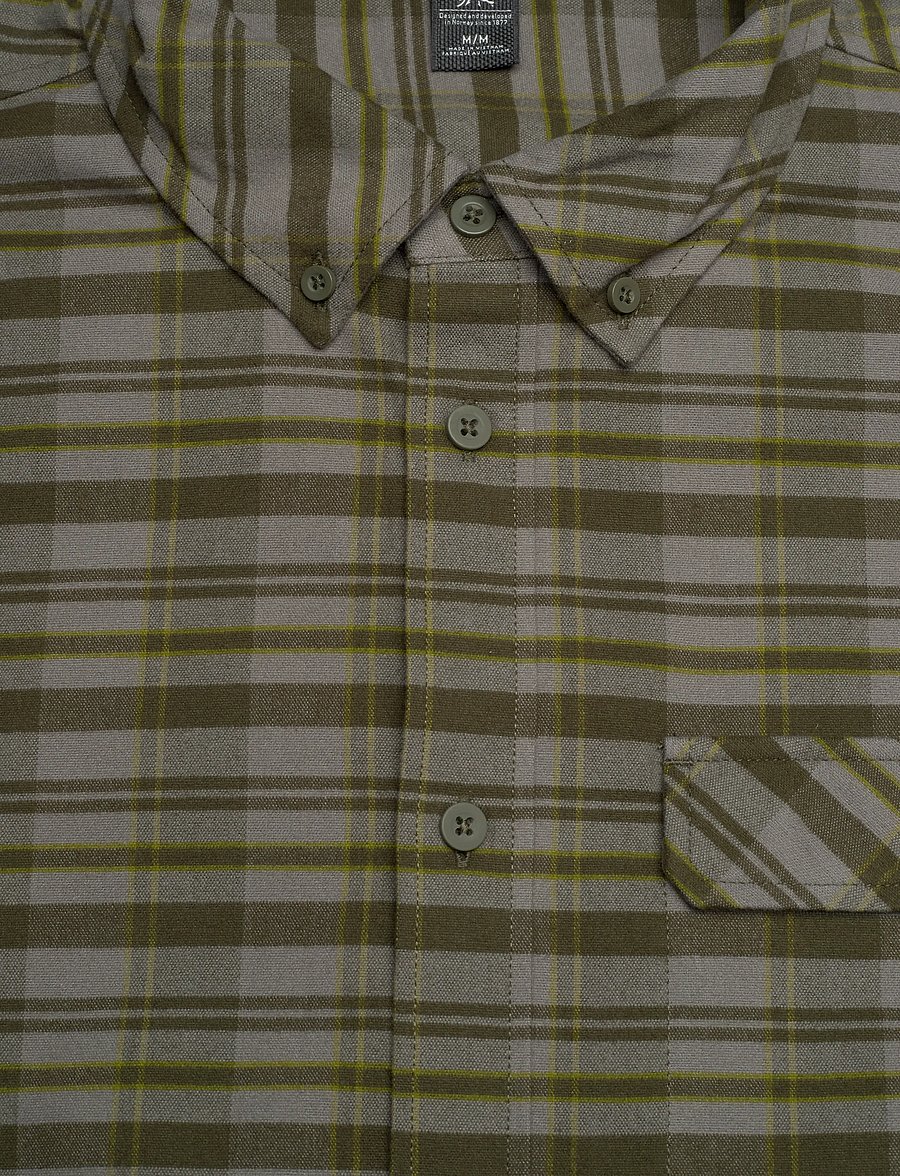 Helly Hansen - CLASSIC CHECK LS SHIRT - oberteile & t-shirts - utility gre - 2