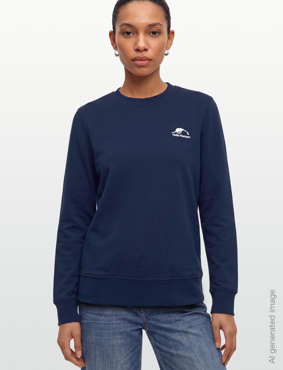 Helly Hansen - W NORD GRAPHIC SWEATSHIRT - Överdelar - ocean - 3