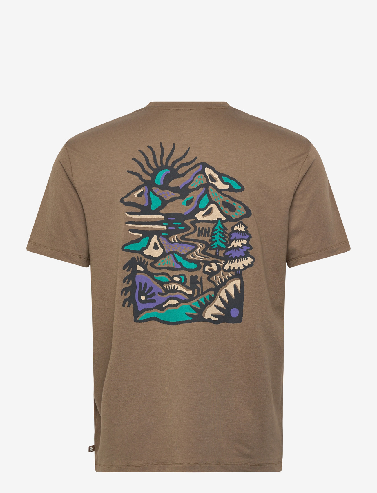 Helly Hansen - SKOG GRAPHIC T-SHIRT - t-shirts - bedrock - 2