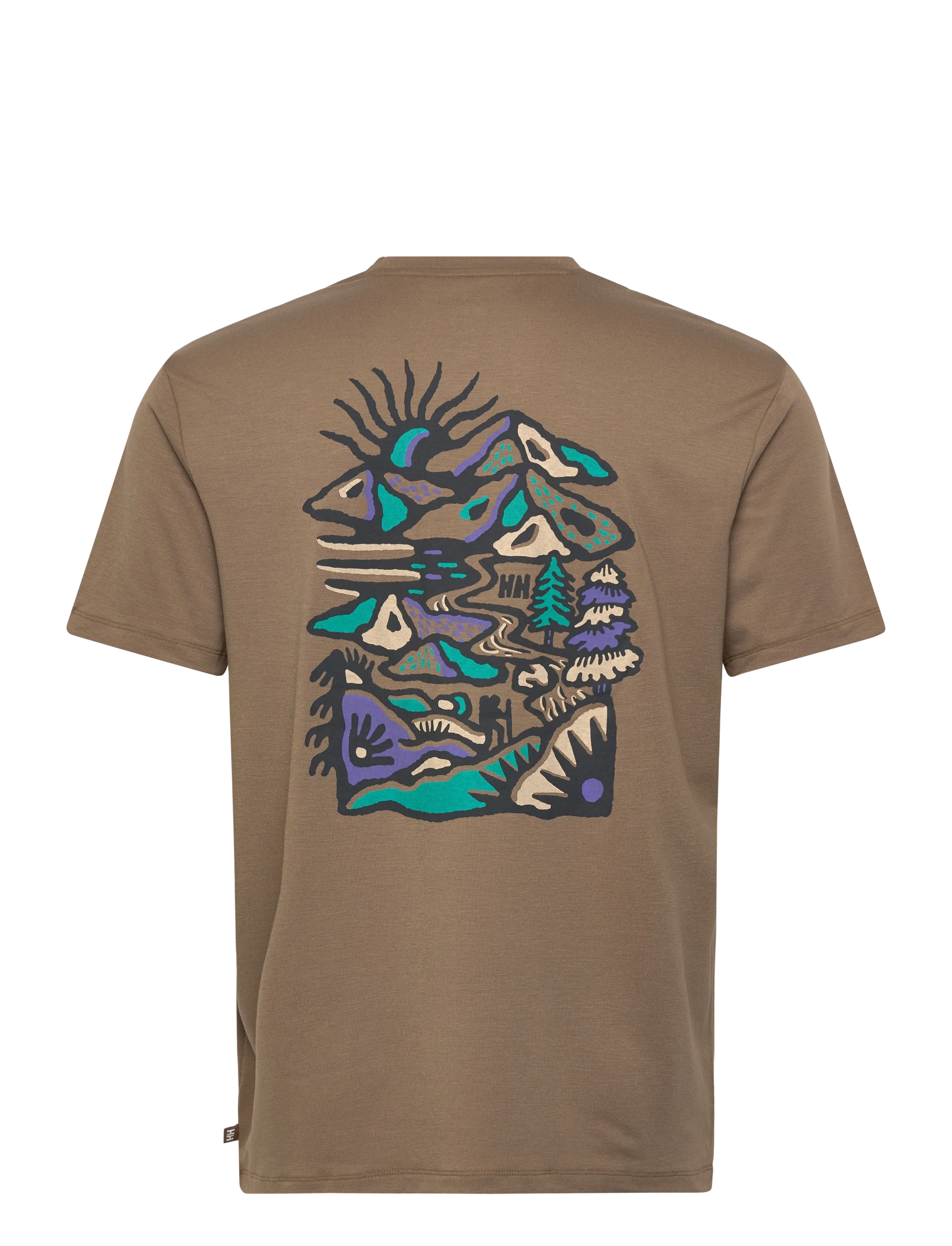 Helly Hansen - SKOG GRAPHIC T-SHIRT - t-shirts - bedrock - 2