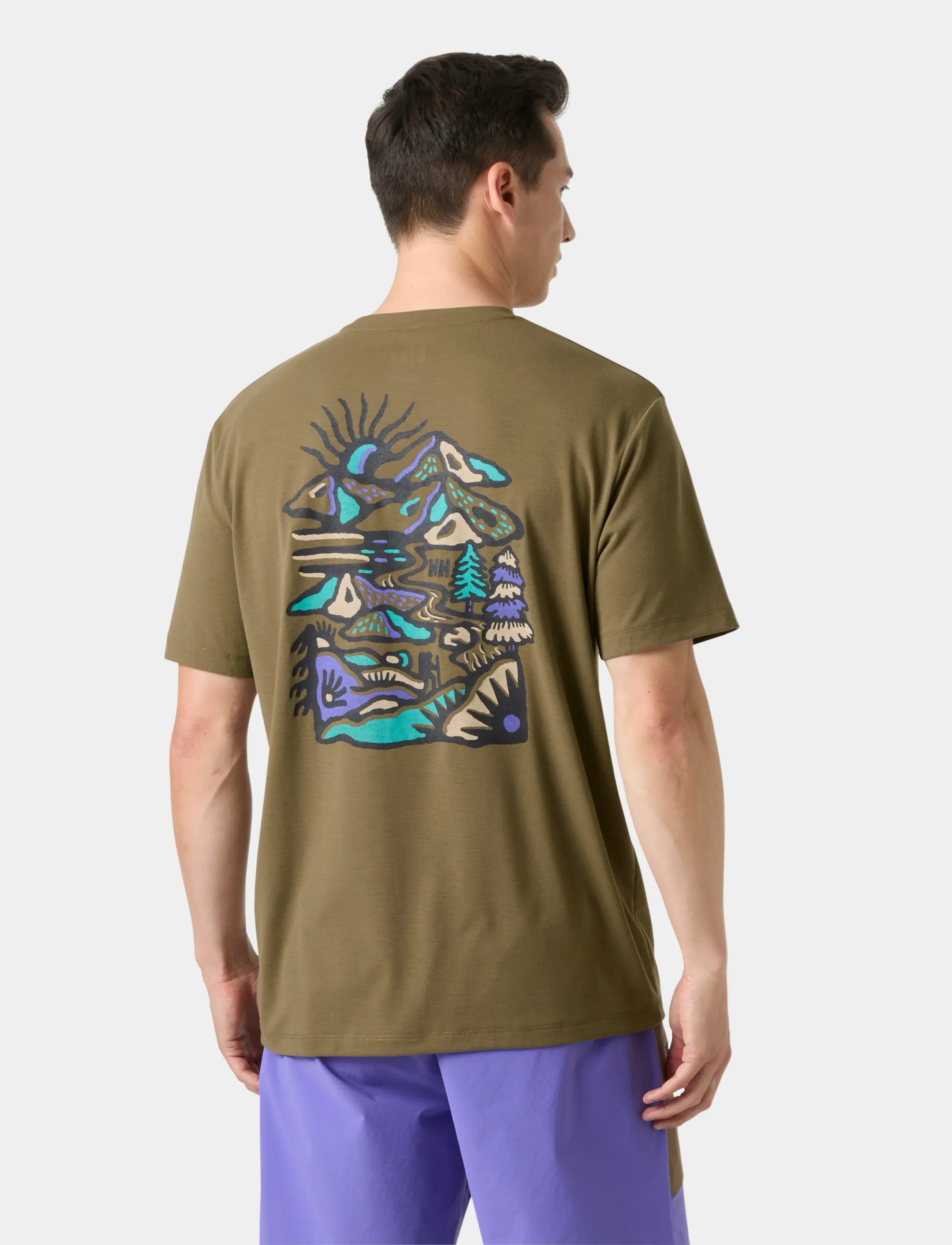Helly Hansen - SKOG GRAPHIC T-SHIRT - t-shirts - bedrock - 3