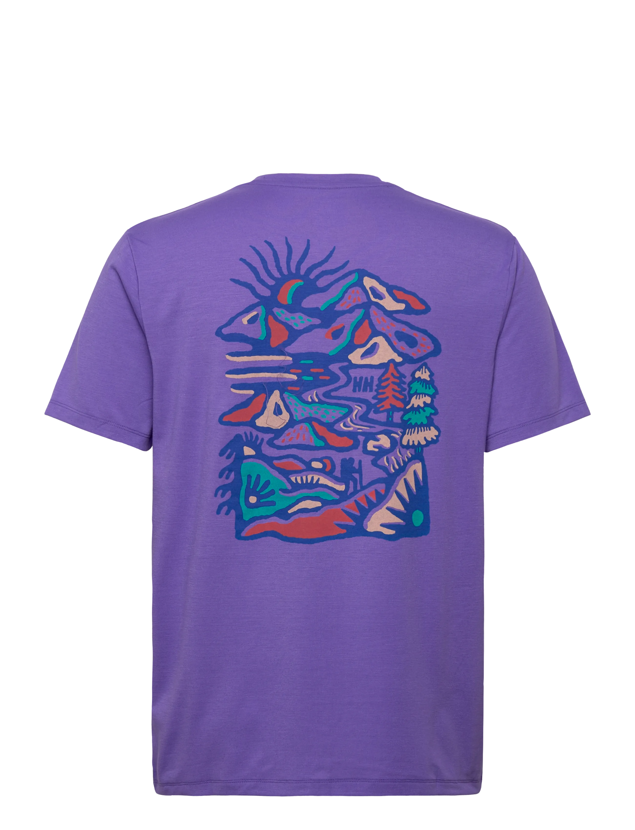 Helly Hansen - SKOG GRAPHIC T-SHIRT - t-shirts - ultra viole - 2