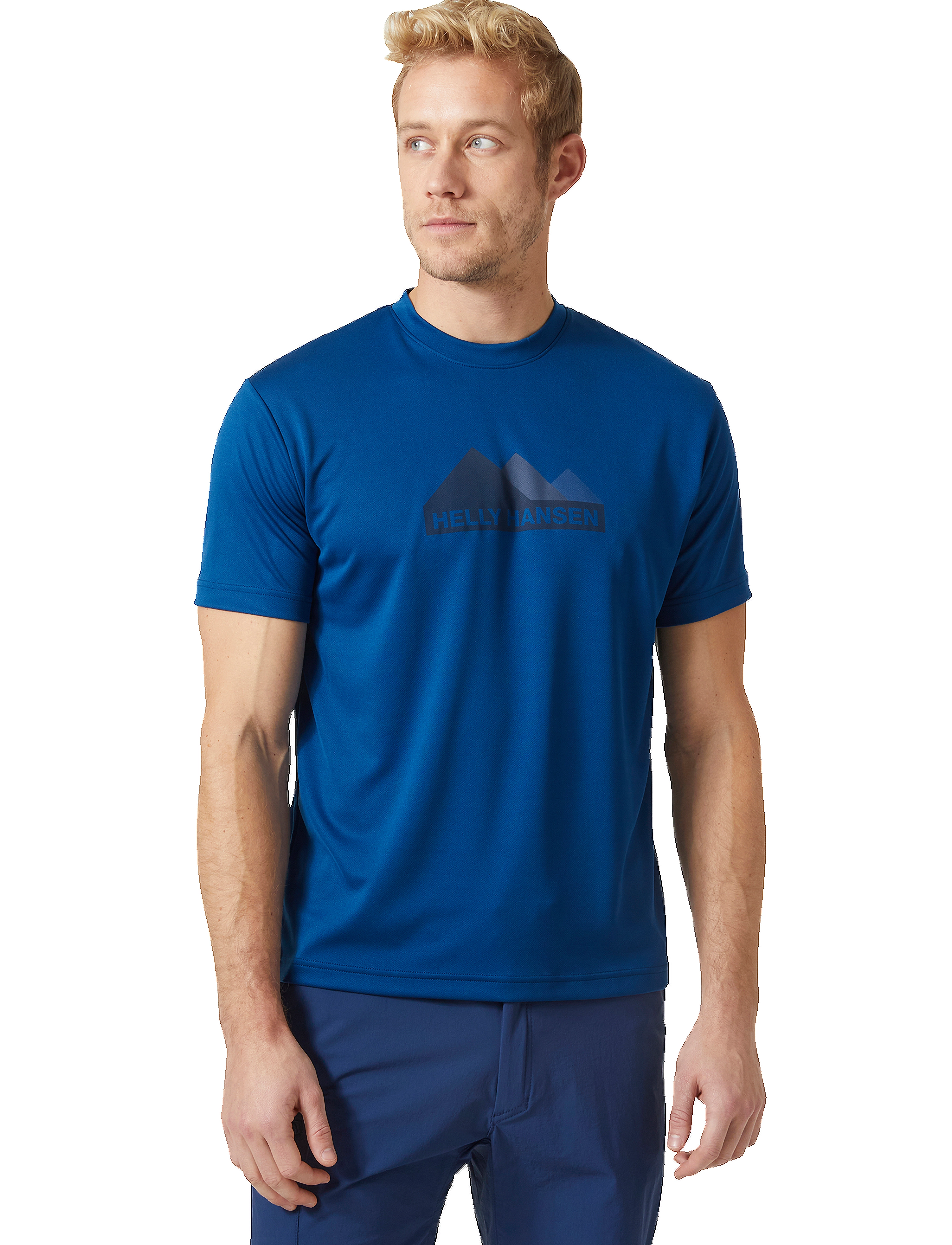 Helly Hansen - HH TECH GRAPHIC T-SHIRT - deep fjord - 1