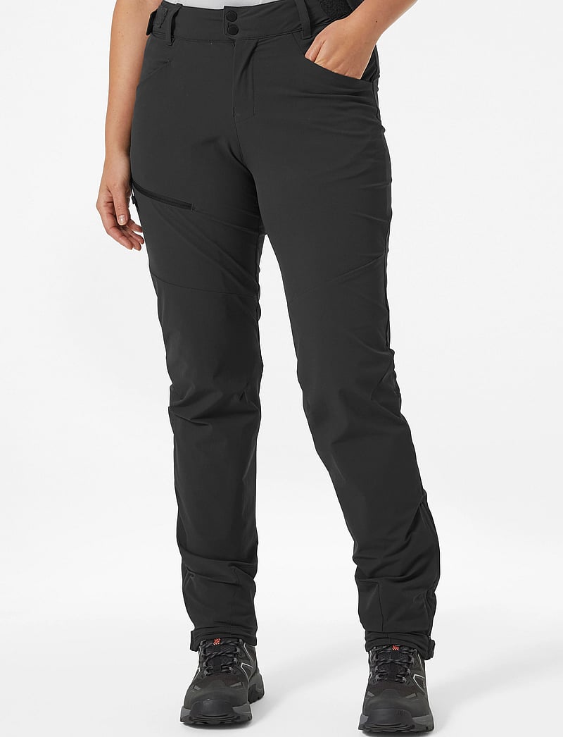 Helly Hansen - W BLAZE SOFTSHELL PANT - outdoorhosen - ebony - 0